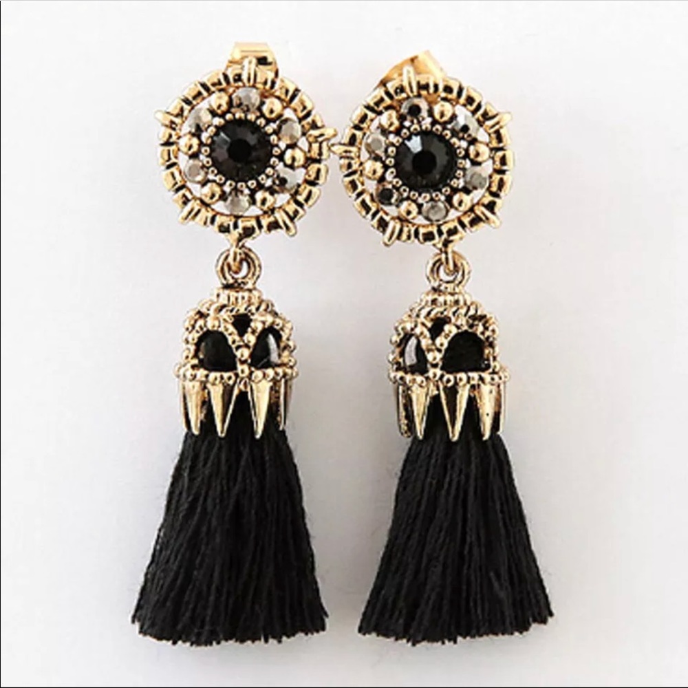 🟡CLEARANCE🟡FASHION TASSEL EARRINGS NIP - Picture 2 of 6